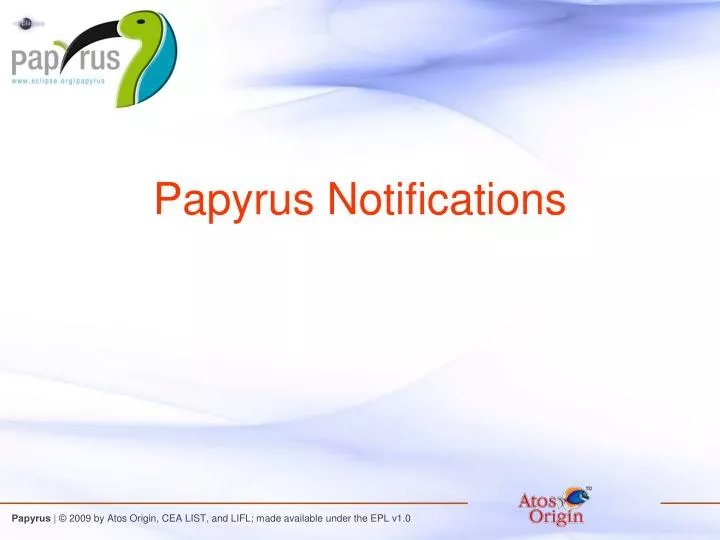 papyrus notifications