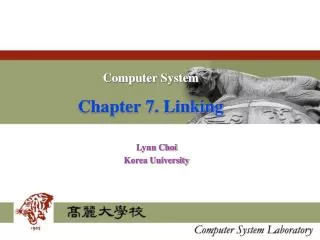 Computer System Chapter 7. Linking