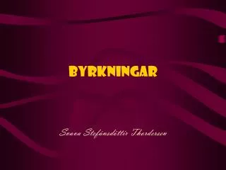 byrkningar
