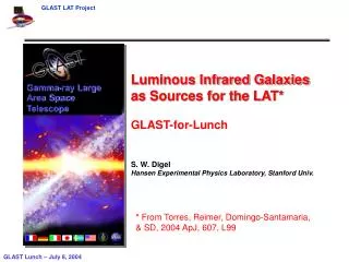 Gamma-ray Large Area Space Telescope