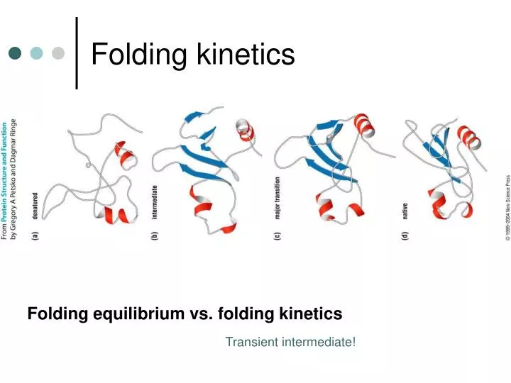 folding kinetics