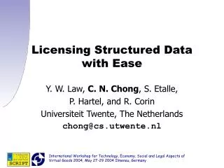 Licensing Structured Data with Ease