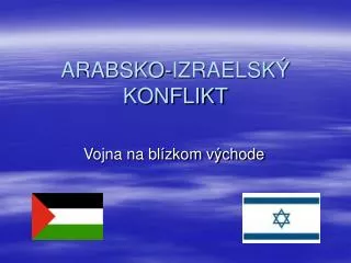 arabsko izraelsk konflikt