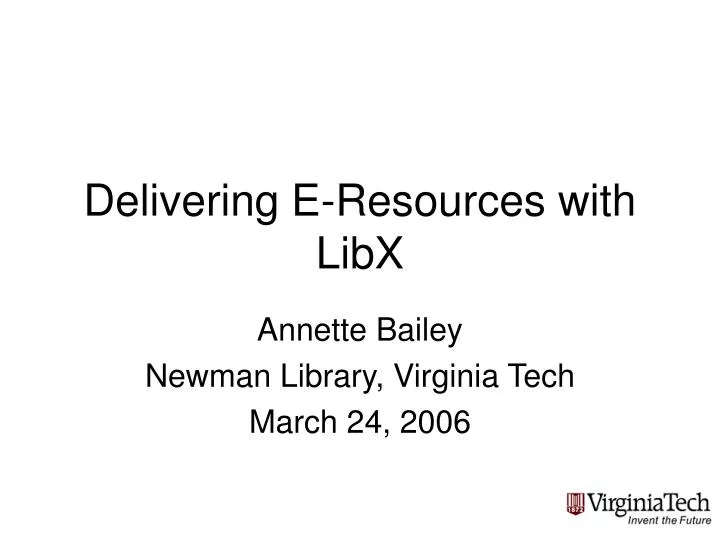 delivering e resources with libx