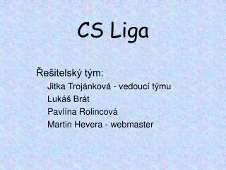 cs liga