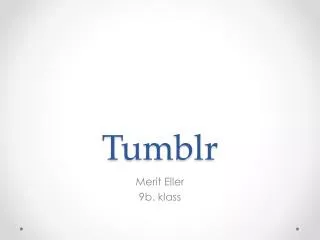 tumblr