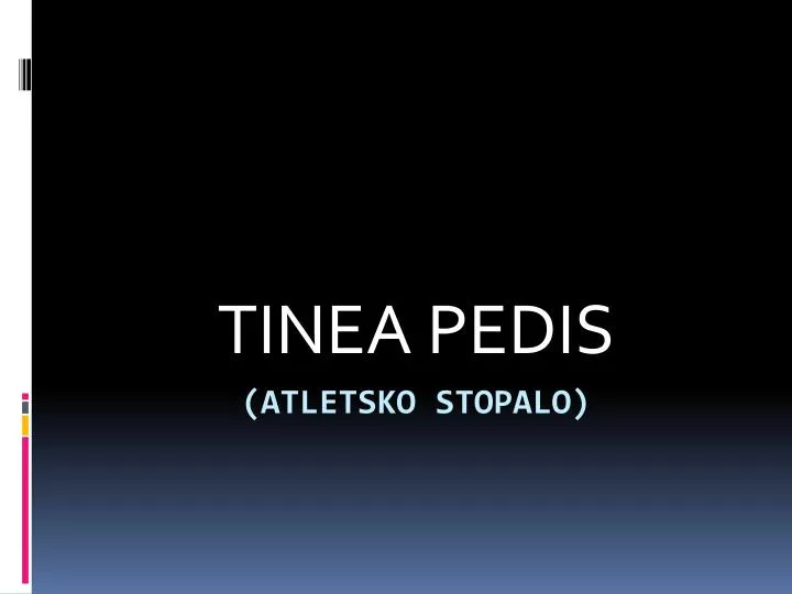 tinea pedis