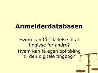 anmelderdatabasen