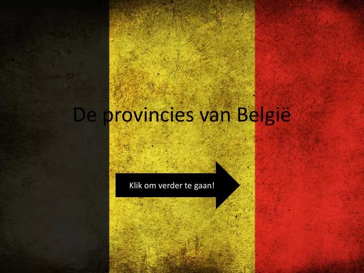 de provincies van belgi
