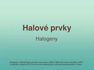 halov prvky