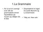 1.La Grammaire - slide 1