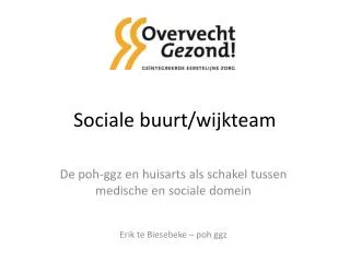 sociale buurt wijkteam