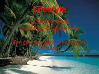 lifestyle