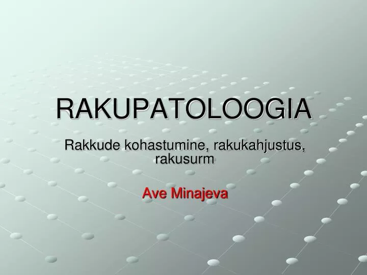 rakupatoloogia