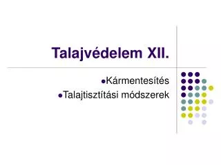 talajv delem xii