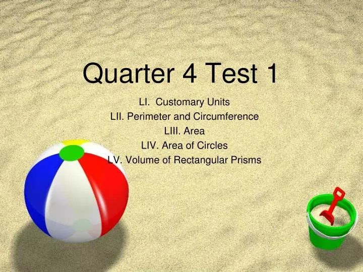 quarter 4 test 1