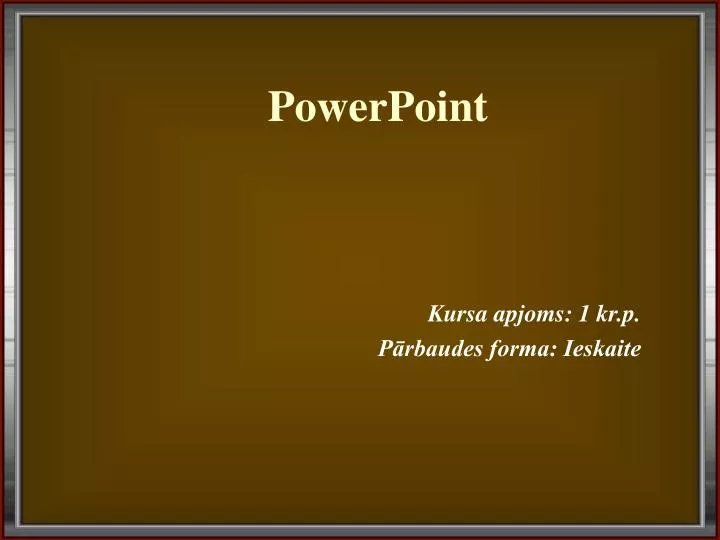 powerpoint