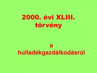 2000 vi xliii t rv ny