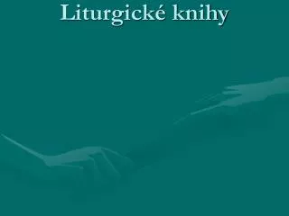 liturgick knihy