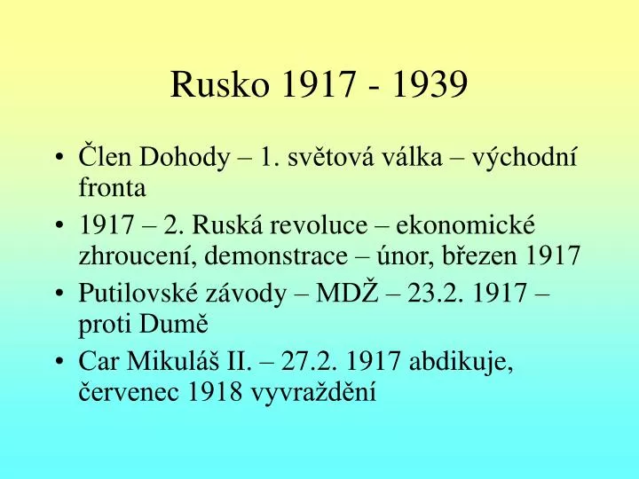 rusko 1917 1939