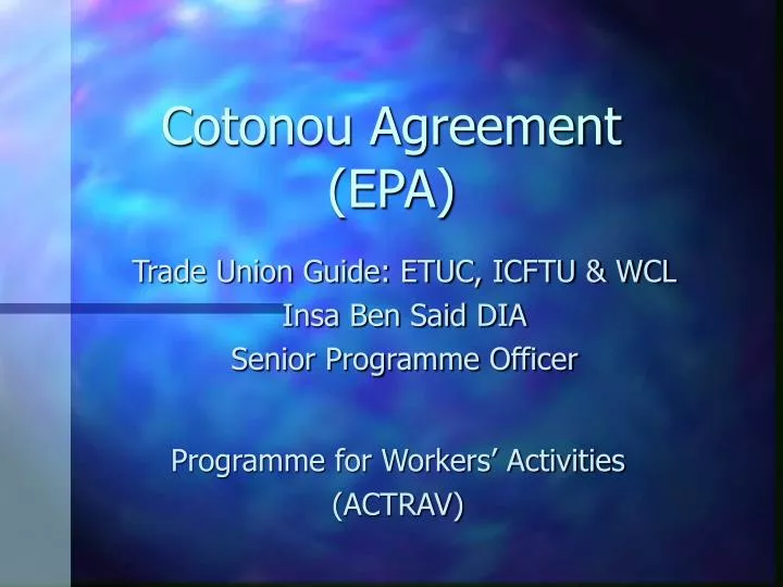 cotonou agreement epa
