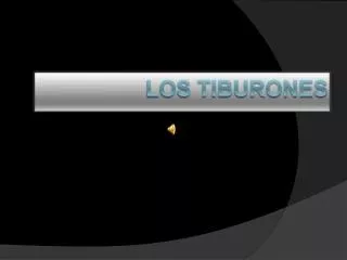 los tiburones