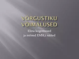 v rgustiku v imalused