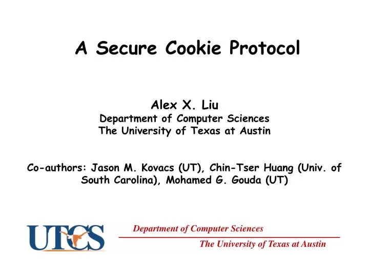 a secure cookie protocol