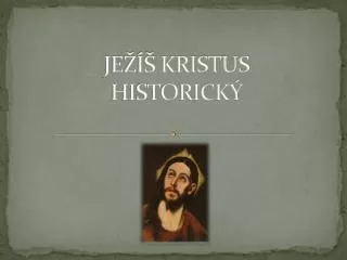 je kristus historick