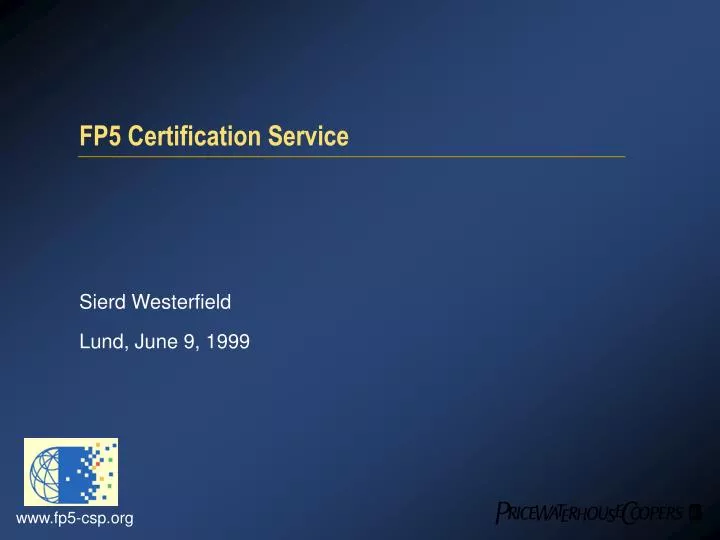 fp5 certification service