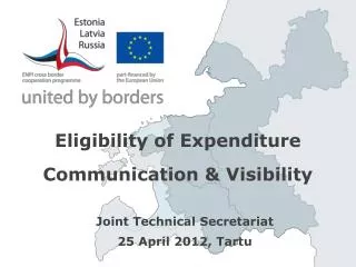 Eligibility of Expenditure Communication &amp; Visibility