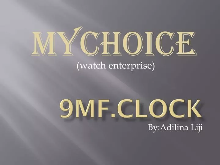 9mf clock