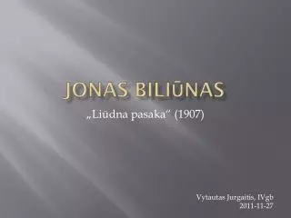 jonas bili nas
