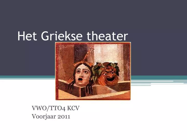 het griekse theater
