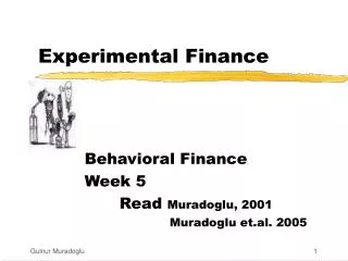 Experimental Finance