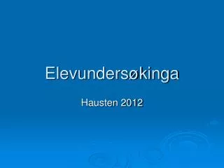 elevunders kinga
