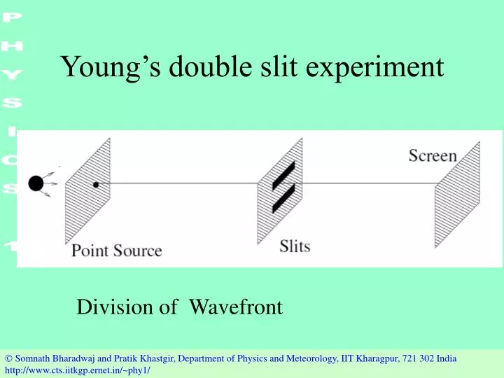 young s double slit experiment
