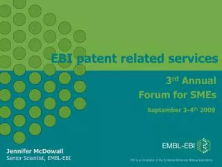 EBI patent related services