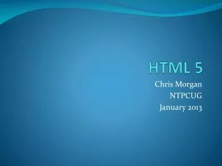 HTML 5