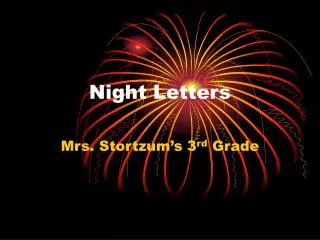 Night Letters