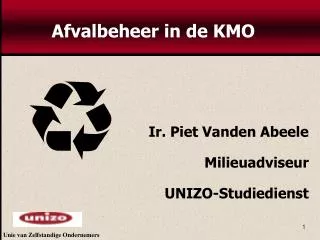 afvalbeheer in de kmo