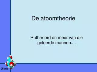 de atoomtheorie