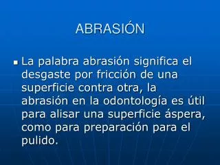 abrasi n