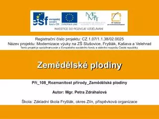 zem d lsk plodiny