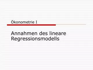 konometrie i