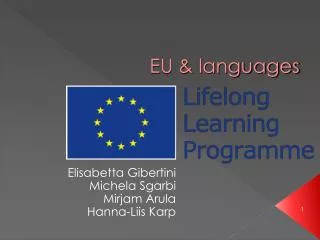 EU &amp; languages