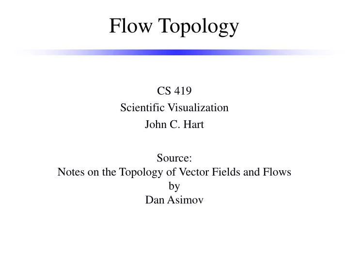 flow topology