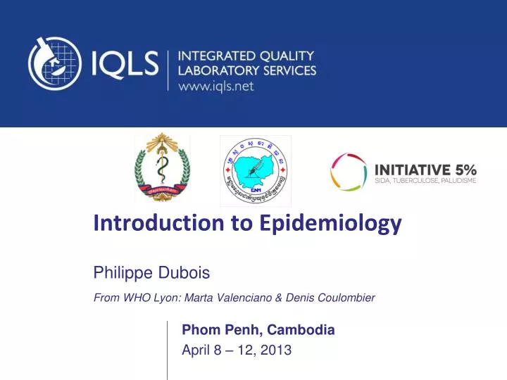 introduction to epidemiology