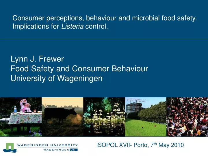 lynn j frewer food safety and consumer behaviour university of wageningen