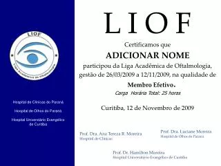 l i o f
